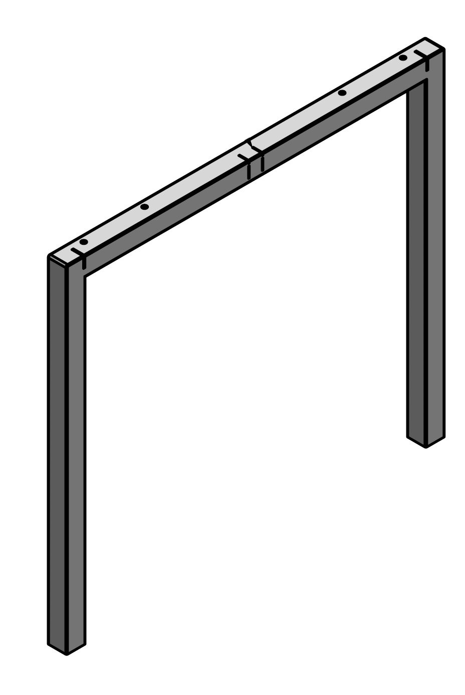 Steel Desk Legs in China